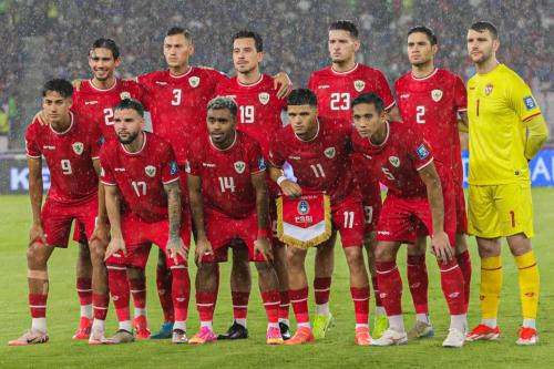 Susunan pemain Timnas Indonesia vs Timnas Jepang (Foto: MPI/Aldhi Chandra Setiawan)