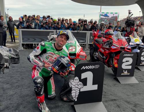 Johann Zarco memenangi MotoGP Prancis 2025 (Foto: Instagram/@lcr.team)